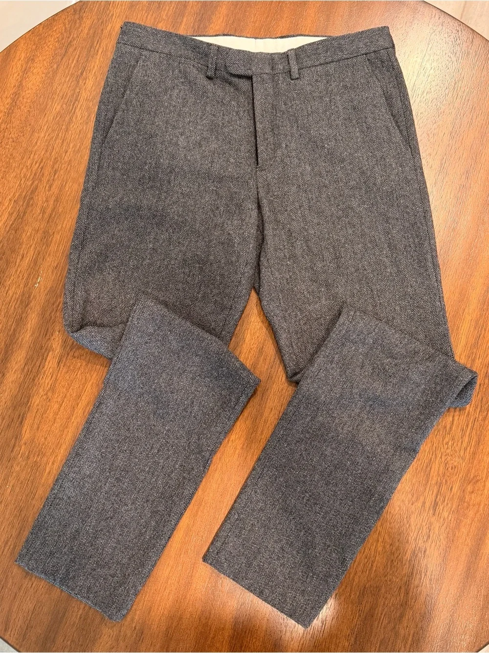 J.Crew Bowery Wool Herringbone Dress Pants – 32x34